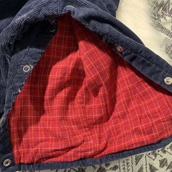 OshKosh thick Corduroy blue Overalls. 18 Months - Picture 4 of 6